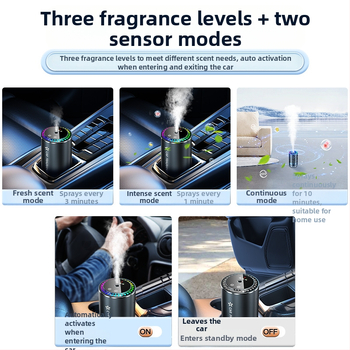 Krāsaina atmosfēras gaismas zvaigžņu augšdaļas aromterapijas mašīna automātiska smaržu izsmidzināšana automašīnas mājām divējāda lietojuma pikapa atmosfēras gaismas aromterapijas mašīna