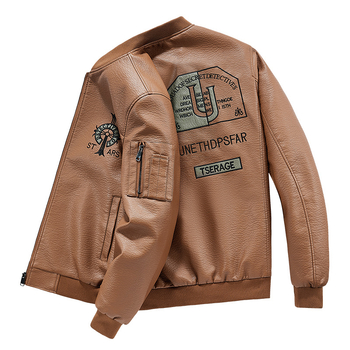 2024. aasta sügis-talve uus moesuund tikitud nahkmantel sametmantliga