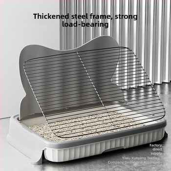 2025 m. stalčiaus tipo šunų tualetas, šunims, mažiems šunims, šuniukams, apsaugantis nuo žingsnių, smėlio dubenėlis, meškiukų kakučių dubenėlis