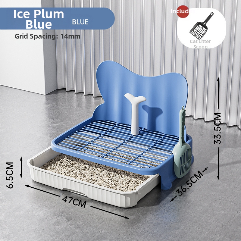 2025 m. stalčiaus tipo šunų tualetas, šunims, mažiems šunims, šuniukams, apsaugantis nuo žingsnių, smėlio dubenėlis, meškiukų kakučių dubenėlis