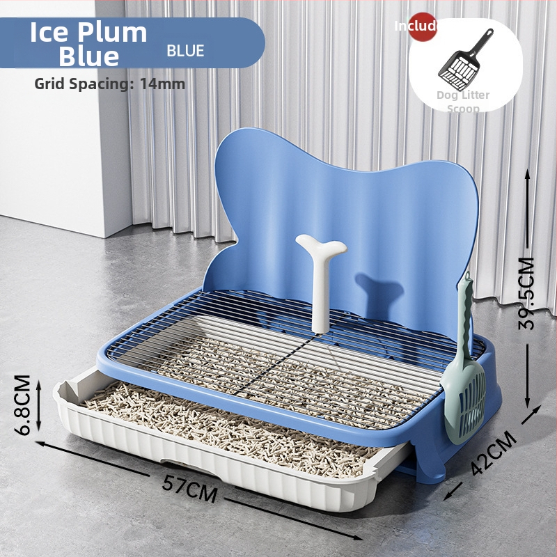 2025 m. stalčiaus tipo šunų tualetas, šunims, mažiems šunims, šuniukams, apsaugantis nuo žingsnių, smėlio dubenėlis, meškiukų kakučių dubenėlis