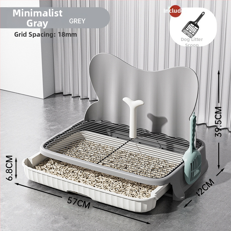 2025 m. stalčiaus tipo šunų tualetas, šunims, mažiems šunims, šuniukams, apsaugantis nuo žingsnių, smėlio dubenėlis, meškiukų kakučių dubenėlis