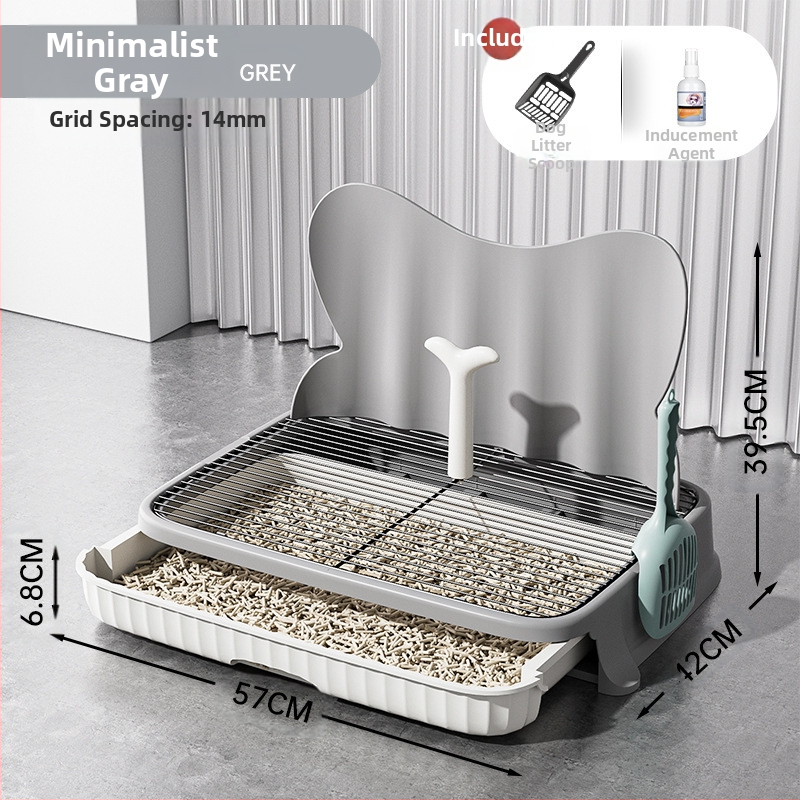 2025 m. stalčiaus tipo šunų tualetas, šunims, mažiems šunims, šuniukams, apsaugantis nuo žingsnių, smėlio dubenėlis, meškiukų kakučių dubenėlis