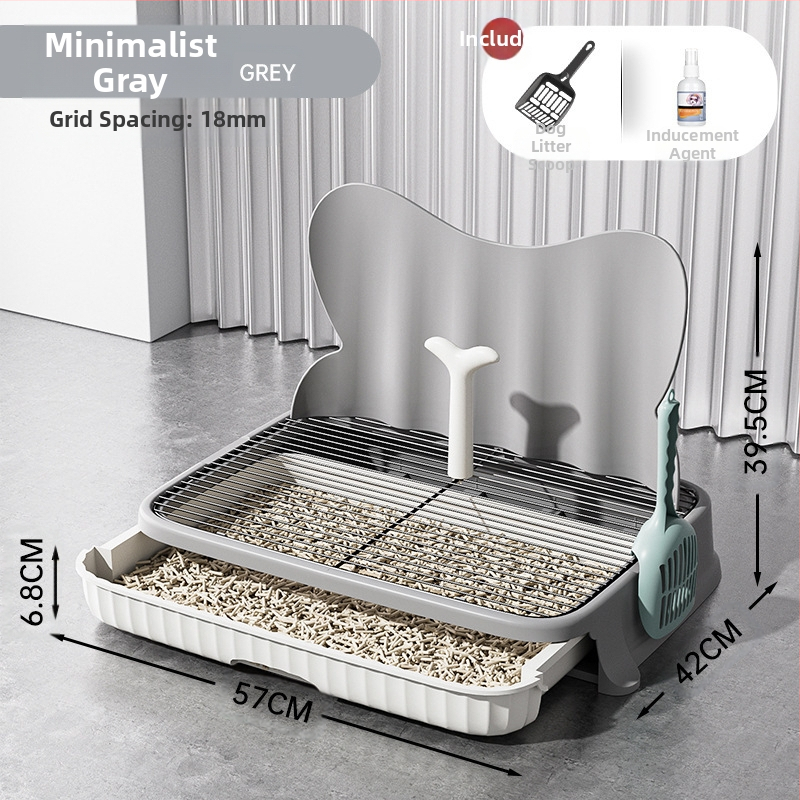 2025 m. stalčiaus tipo šunų tualetas, šunims, mažiems šunims, šuniukams, apsaugantis nuo žingsnių, smėlio dubenėlis, meškiukų kakučių dubenėlis