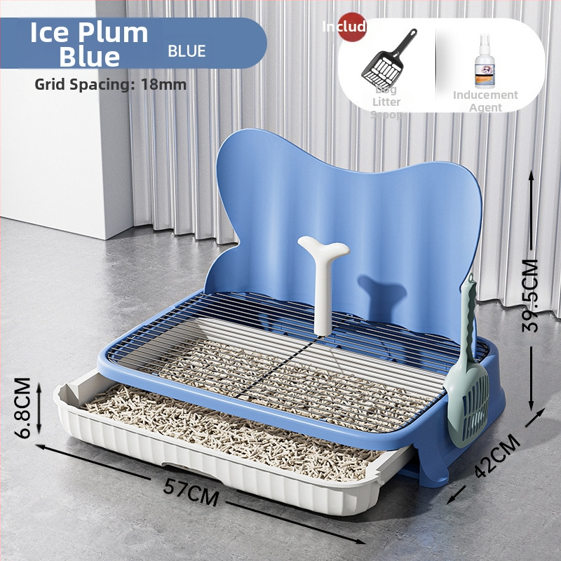 2025 m. stalčiaus tipo šunų tualetas, šunims, mažiems šunims, šuniukams, apsaugantis nuo žingsnių, smėlio dubenėlis, meškiukų kakučių dubenėlis