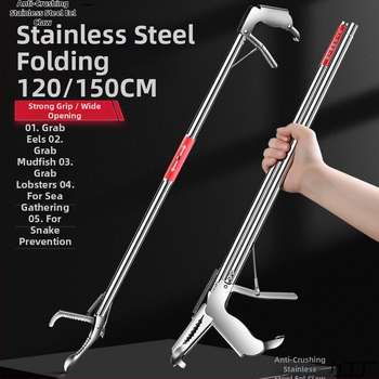 Pagarināts zuša klipsis jūras makšķerēšanai, sabiezinātas zuša knaibles, saliekamas čūskas āķa knaibles, neslīdošs makšķerēšanas āķa rīks jūras makšķerēšanai