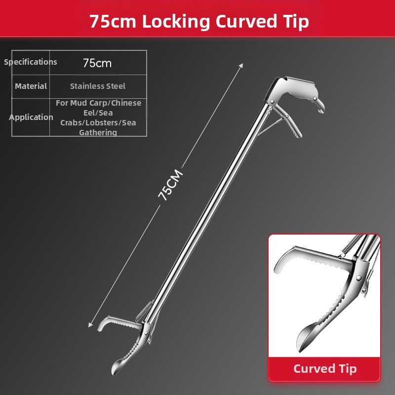 Pagarināts zuša klipsis jūras makšķerēšanai, sabiezinātas zuša knaibles, saliekamas čūskas āķa knaibles, neslīdošs makšķerēšanas āķa rīks jūras makšķerēšanai