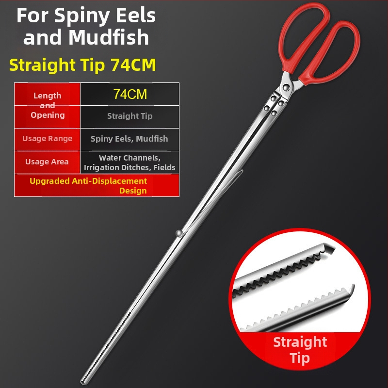 Pagarināts zuša klipsis jūras makšķerēšanai, sabiezinātas zuša knaibles, saliekamas čūskas āķa knaibles, neslīdošs makšķerēšanas āķa rīks jūras makšķerēšanai