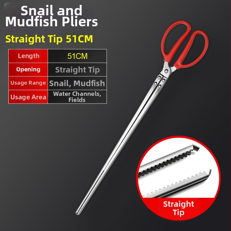 Pagarināts zuša klipsis jūras makšķerēšanai, sabiezinātas zuša knaibles, saliekamas čūskas āķa knaibles, neslīdošs makšķerēšanas āķa rīks jūras makšķerēšanai