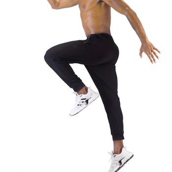 Ανδρικό παντελόνι Ice Silk casual, λεπτό, υψηλής ελαστικότητας, γρήγορο στέγνωμα, μακρύ, καλοκαιρινό παντελόνι, σε φαρδιά γραμμή, για άνδρες, σε μέγεθος plus size.