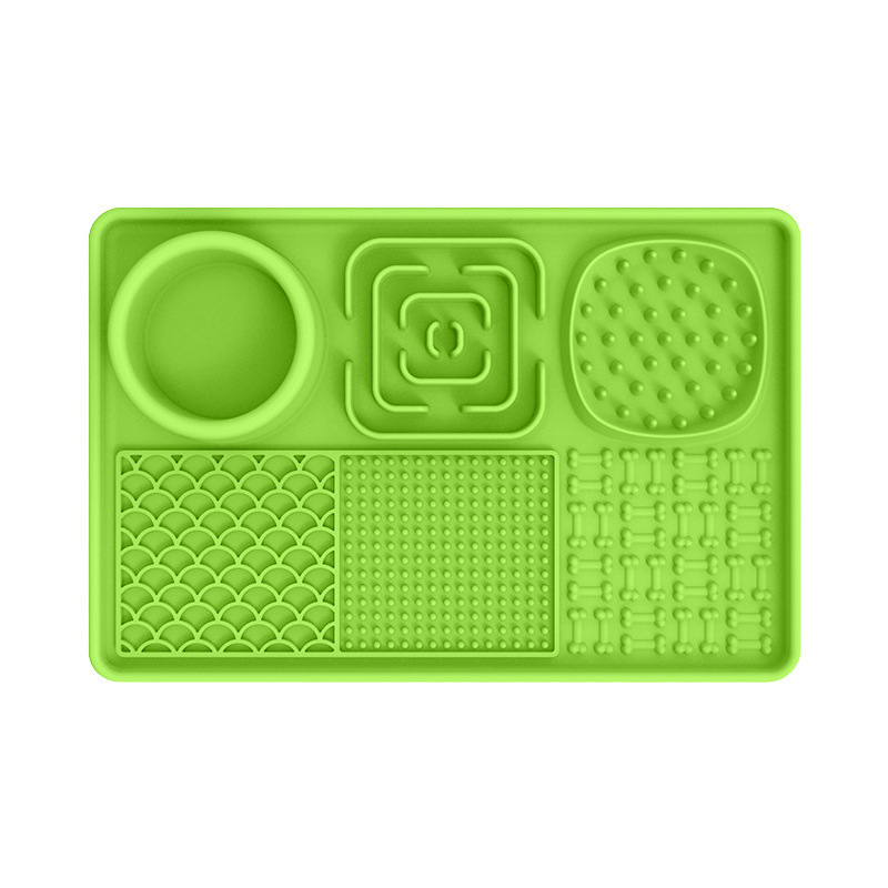 Noul covoraș de lins pentru animale de companie de la Amazon, pentru hrănirea lentă a câinilor, cu bol, pentru hrană, cu ventuză, pentru mâncare lentă, covoraș de lins pentru câini, de calitate alimentară