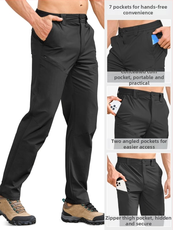 Бързосъхнещи панталони Cross-Border, водоустойчиви и дишащи панталони за щурм, карго панталони с множество джобове, тънки летни туристически панталони, бързосъхнещи и дишащи