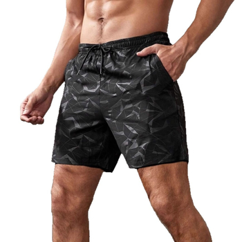 Νέο καλοκαιρινό ανδρικό παντελόνι θαλάσσης με στάμπα και καμουφλάζ, άνετο, αναπνεύσιμο, γρήγορο στέγνωμα, για άνδρες, 2025