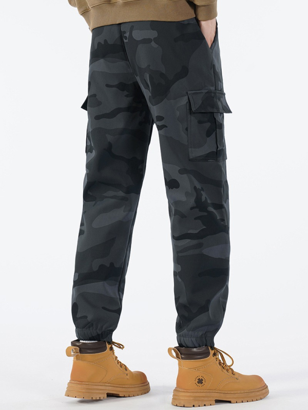 Ανδρικά παντελόνια καμουφλάζ εργασίας εννέα σημείων για άνοιξη και φθινόπωρο, μοντέρνα, μεγάλα παντελόνια σε όλο το μήκος, αποκλειστικά για αθλητικά ρούχα με ίσια πόδια