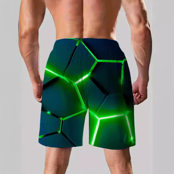 2024. aasta uued piiriülesed suvised rannapüksid meeste kiiresti kuivavad 3D-digitaaltrükiga vabaajapüksid tehase otsemüügist