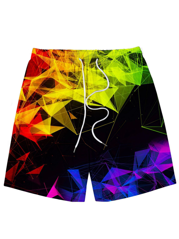 2024. aasta uued piiriülesed suvised rannapüksid meeste kiiresti kuivavad 3D-digitaaltrükiga vabaajapüksid tehase otsemüügist