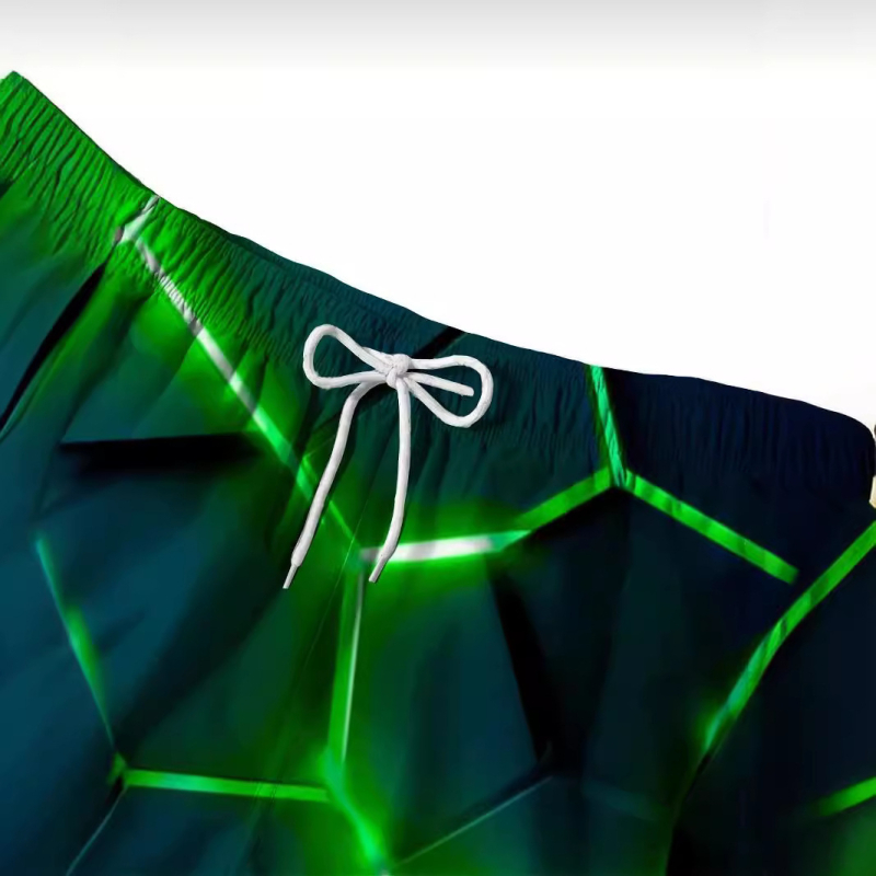 2024. aasta uued piiriülesed suvised rannapüksid meeste kiiresti kuivavad 3D-digitaaltrükiga vabaajapüksid tehase otsemüügist