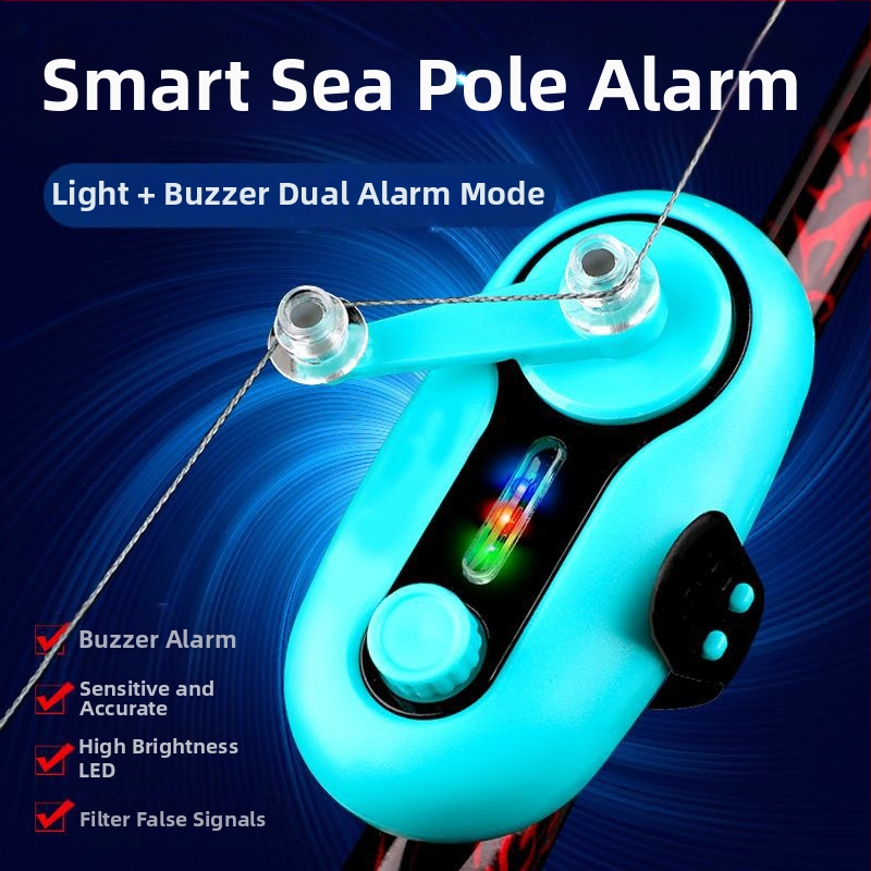 Meriõnge alarmiga kalapüük täisautomaatne viskeõng veekindel kalapüügiõng kala digitaalne õnge kellaandur kõrge tundlikkusega