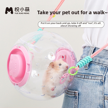 Yue Xiaomengi hamstri puuri jooksupall kaheotstarbeline kuldne karu hiilimismänguasi väljamineku rihmaga pesa ülisuur luksusvilla