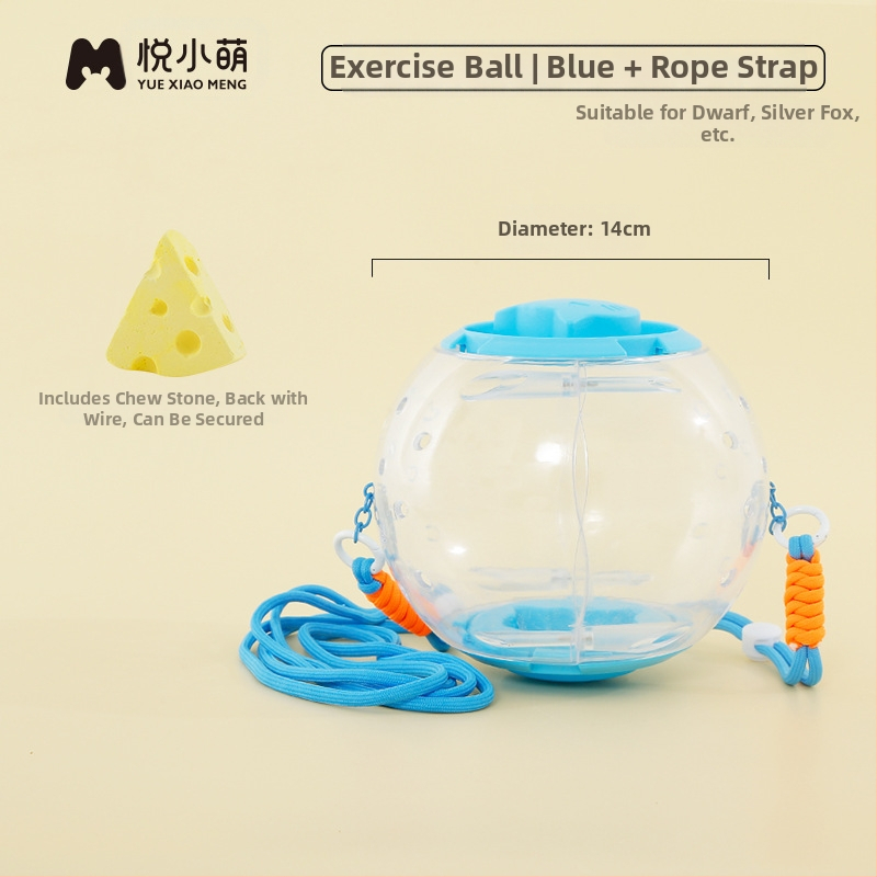 Yue Xiaomengi hamstri puuri jooksupall kaheotstarbeline kuldne karu hiilimismänguasi väljamineku rihmaga pesa ülisuur luksusvilla