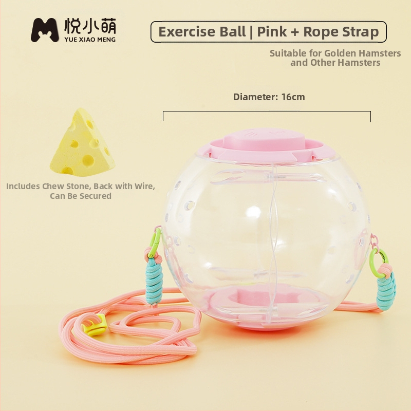 Yue Xiaomengi hamstri puuri jooksupall kaheotstarbeline kuldne karu hiilimismänguasi väljamineku rihmaga pesa ülisuur luksusvilla