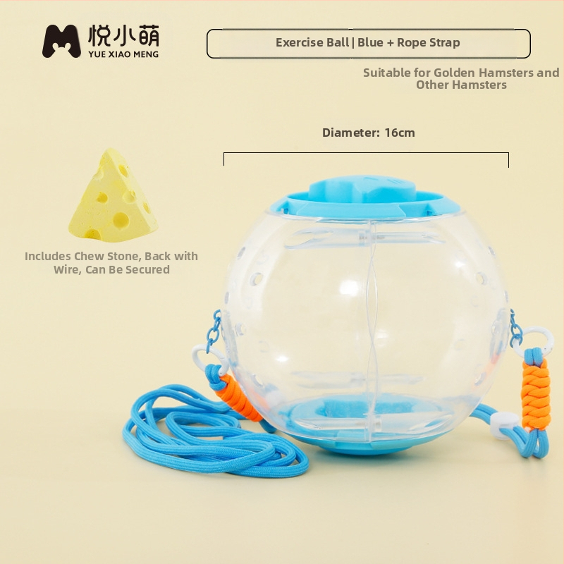 Yue Xiaomengi hamstri puuri jooksupall kaheotstarbeline kuldne karu hiilimismänguasi väljamineku rihmaga pesa ülisuur luksusvilla