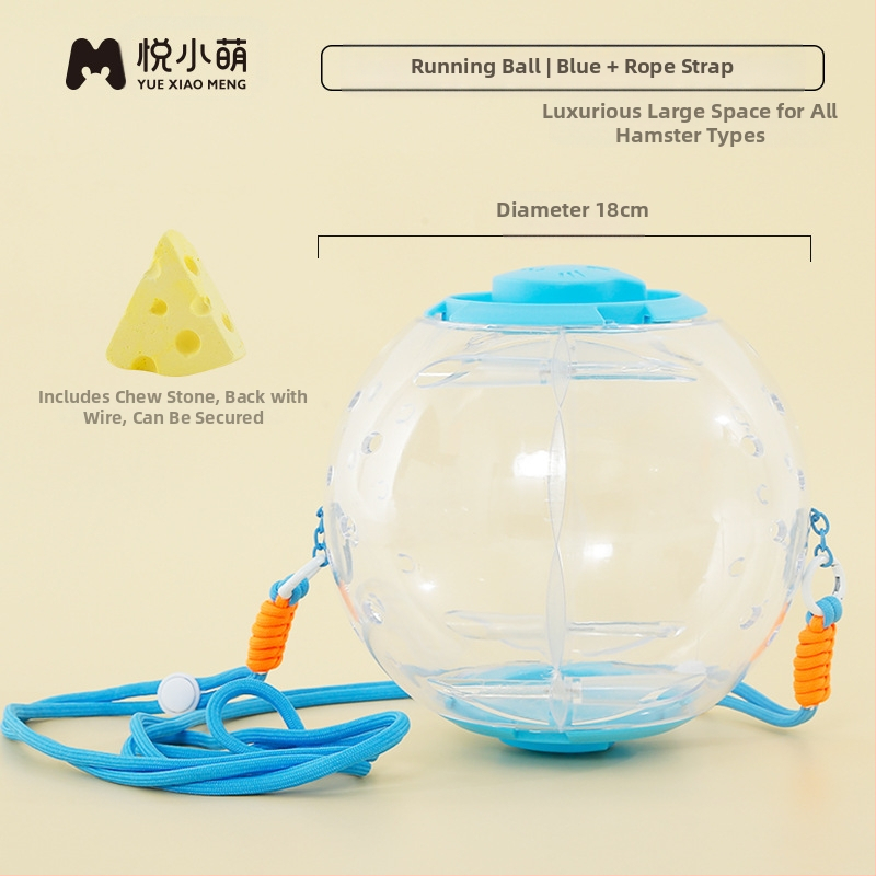 Yue Xiaomengi hamstri puuri jooksupall kaheotstarbeline kuldne karu hiilimismänguasi väljamineku rihmaga pesa ülisuur luksusvilla