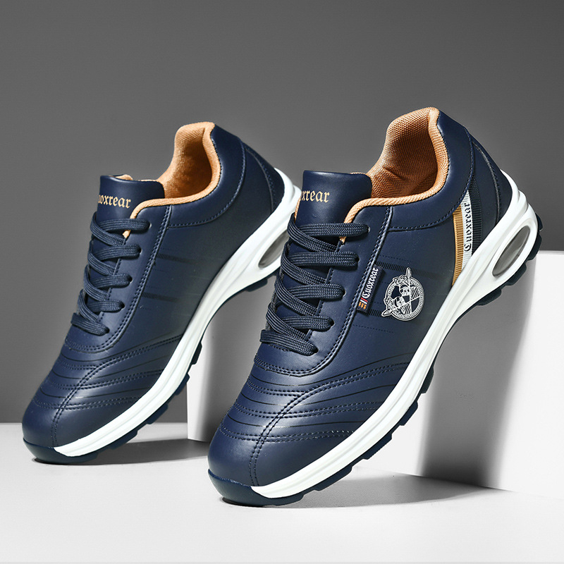 Meeste kingad 2024 Uued välistingimustes kasutatavad jooksujalatsid Moodsad soojad paksendatud fliisvoodriga õhkpadjaga vabaaja tossud Trendikad kingad