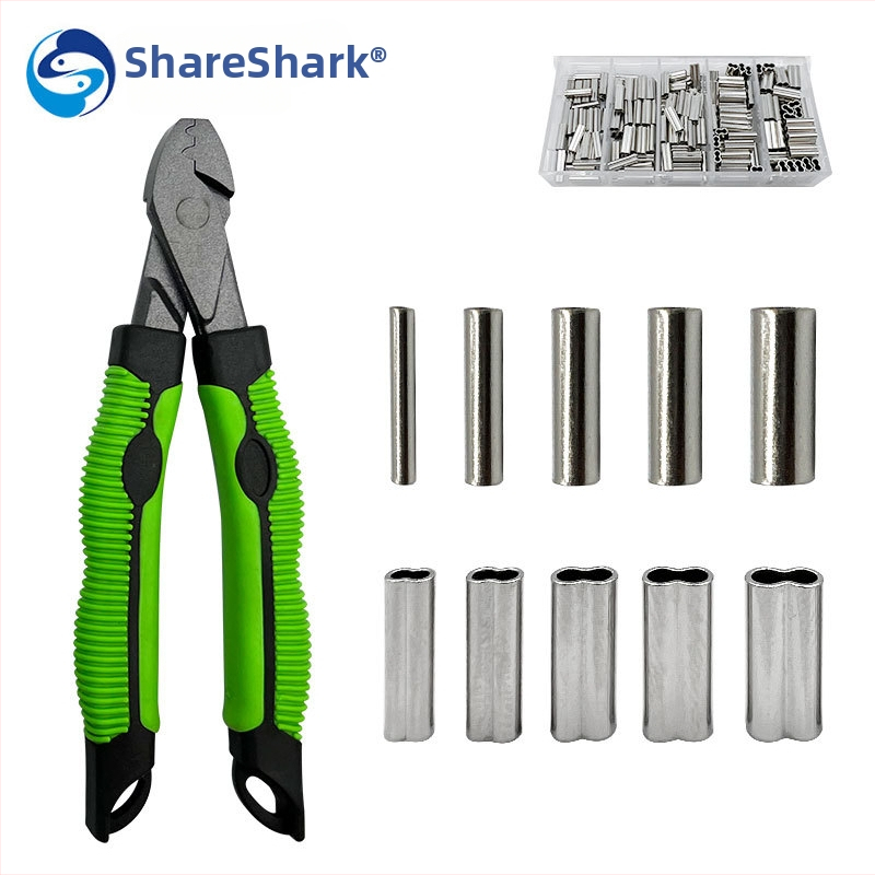 Kalapüügivahendid vasktoru topeltvasktoru õngenööri hoidik korpuse presstangid kalapüügi terastraadist klamber toru presstangid ülikond