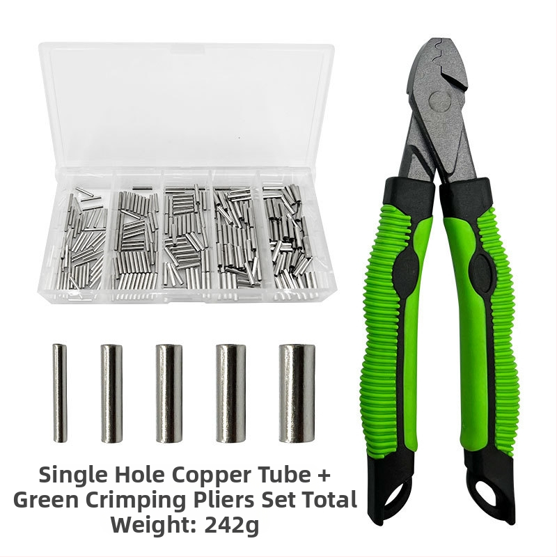 Kalapüügivahendid vasktoru topeltvasktoru õngenööri hoidik korpuse presstangid kalapüügi terastraadist klamber toru presstangid ülikond