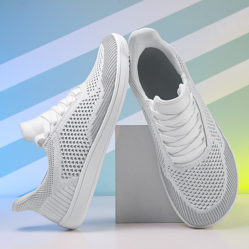 Ekspordi väliskaubanduse meeste võrgust hingavad treeningjalatsid 4E laia liistuga meeste laia ninaga laia jalaga paljajalu jooksujalatsid pehme tald ei pigista jalgu