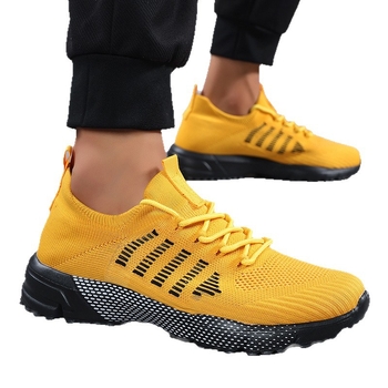 Piiriülesed suured trendikad meeste spordijalatsid, õues kasutamiseks mõeldud murdmaasuusajalatsid, hingavad ja kerged, kootud kärbsega maratonijooksujalatsid, meeste jalatsid