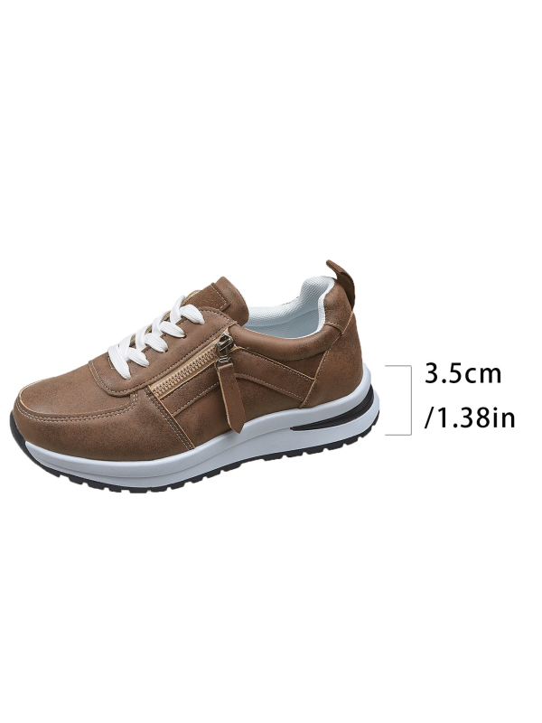 Didelių dydžių sportiniai bateliai moterims, 2025 m. rudens nauji „Forrest Gump“ bateliai, storapadis, apvalios nosies, laisvalaikio bateliai, bėgimo bateliai, urmu