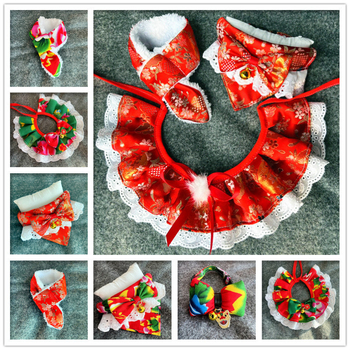 Uusaasta lemmikloomade sall kass soe kaelus kikilips sügise ja talve kassipoja hiina stiilis uusaasta lemmikloomade kikilips