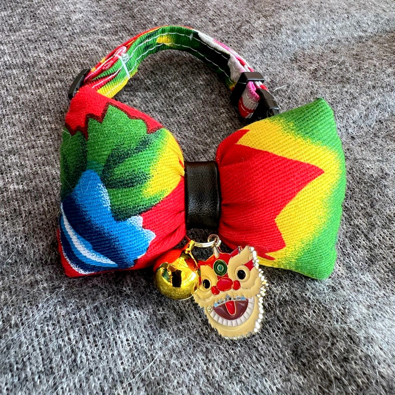 Uusaasta lemmikloomade sall kass soe kaelus kikilips sügise ja talve kassipoja hiina stiilis uusaasta lemmikloomade kikilips