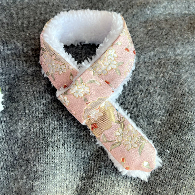 Uusaasta lemmikloomade sall kass soe kaelus kikilips sügise ja talve kassipoja hiina stiilis uusaasta lemmikloomade kikilips