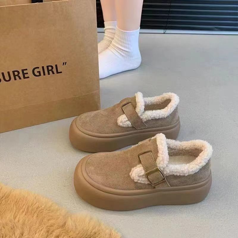 Ziemas vilnas oderētas neslīdošas, biezas, siltas kokvilnas kurpes 2024. gada jauni sniega zābaki, modernas, daudzpusīgas, āra sieviešu kokvilnas kurpes