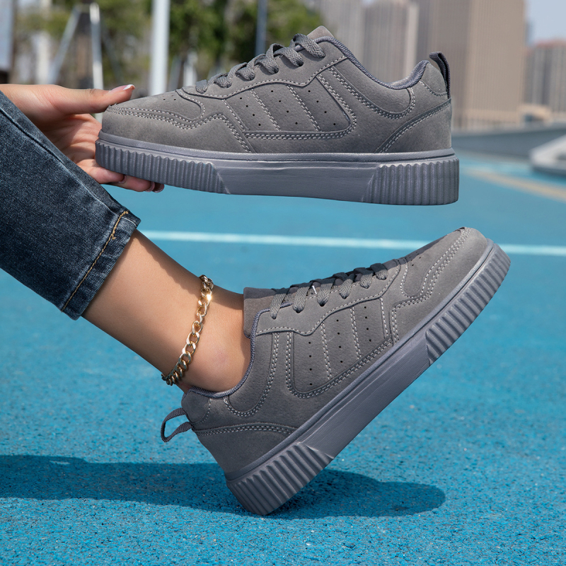 Jauni, pārrobežu stila vīriešu ikdienas, viegli, mīksti, ērti Honkongas stila apavi ar modernu dizainu - korejiešu sporta apavi ar baltiem apaviem