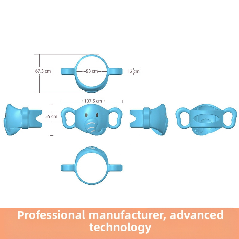 Дръжка за бутилка Dr. Brown с мека силиконова дръжка, бутилка с вода, аксесоари за бутилки на едро, сламка, удобна
