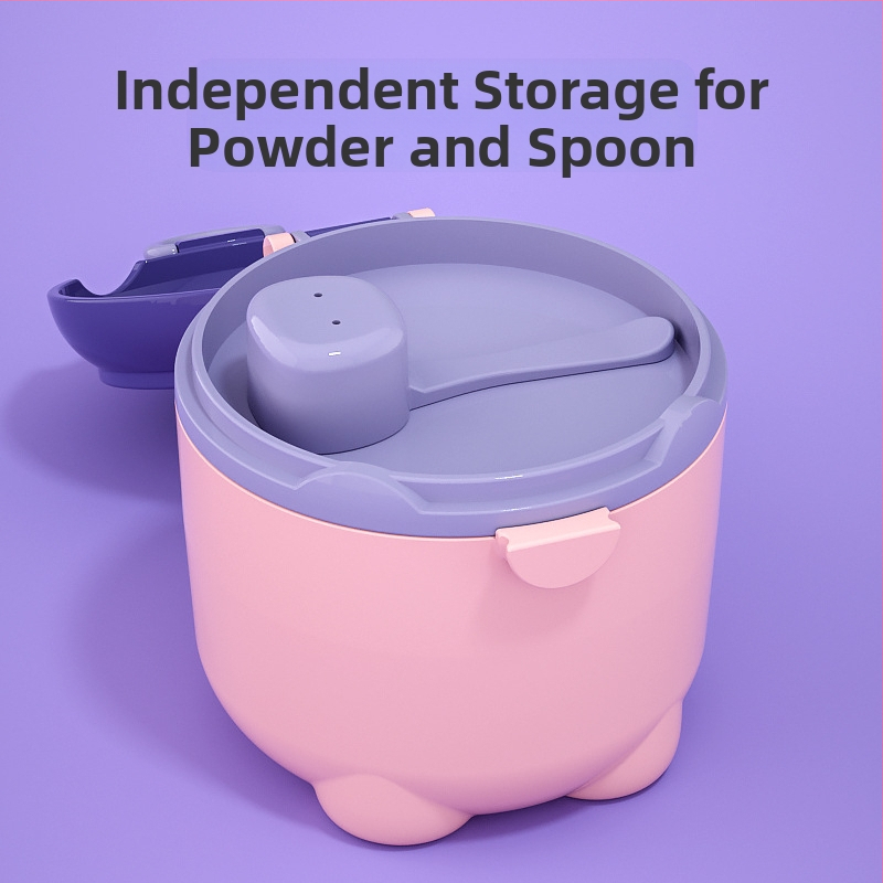 Касета за бебешко мляко на прах, преносима, изходяща, запечатана, влагоустойчива опаковка, резервоар за съхранение на касета, допълнителна кутия с оризови юфка и мляко на прах