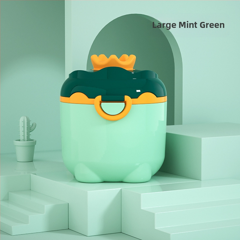 Kūdikių pieno miltelių kasetė Nešiojama išeinanti sandari drėgmei atspari pakuotė Kasetės laikymo bakas Papildoma ryžių makaronų dėžutėje esanti pieno miltelių kasetė