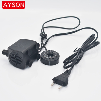 110 V/220 V apgaismota amatniecības klinšu dārza strūklaka, tekošs ūdens cirkulācijas sūknis, ASV/Eiropa/Apvienotā Karaliste/Austrālija, Amazon piegāde