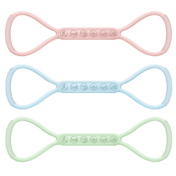 Joonis 8 Resistance Band Silikoonist Jooga Abivahendid Kodune Elastne Bänd Fitness Equipment for Women Fashioning Fashioning Elastne Bänd Õlavarre avamiseks ja Tagasi Ilu Elastne Bänd
