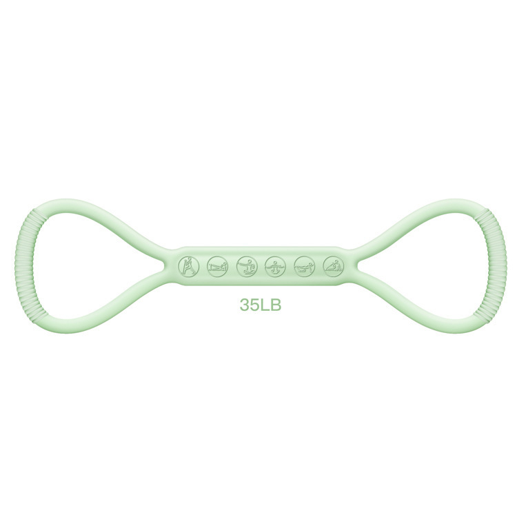 Joonis 8 Resistance Band Silikoonist Jooga Abivahendid Kodune Elastne Bänd Fitness Equipment for Women Fashioning Fashioning Elastne Bänd Õlavarre avamiseks ja Tagasi Ilu Elastne Bänd
