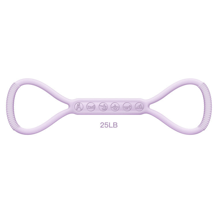 Joonis 8 Resistance Band Silikoonist Jooga Abivahendid Kodune Elastne Bänd Fitness Equipment for Women Fashioning Fashioning Elastne Bänd Õlavarre avamiseks ja Tagasi Ilu Elastne Bänd