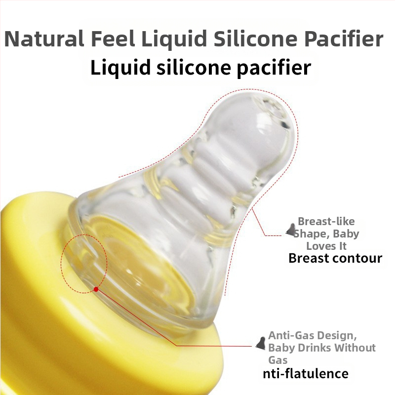 Фабрични продажби Бебешко Pp с дръжка Стандартно калиброво шише 250 мл Шише за новородено Против газове Против падане Бебешко шише
