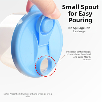 Nauja kūdikių pieno miltelių pakavimo dėžutė, patogi trijų skyrių pieno miltelių laikymo dėžutė, nuimamas pieno miltelių indelis, didmeninė prekyba 300 ml