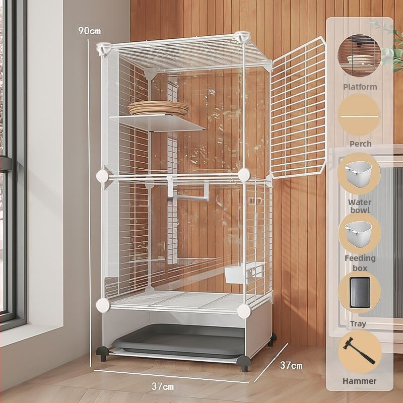 Suur linnupuur koduseks kasutamiseks, luksuslik villa viirpapagoidele ja nümfkakaduudele, pritsmekindel uus mudel väikestele lindudele nagu varblased ja viirpapagoid
