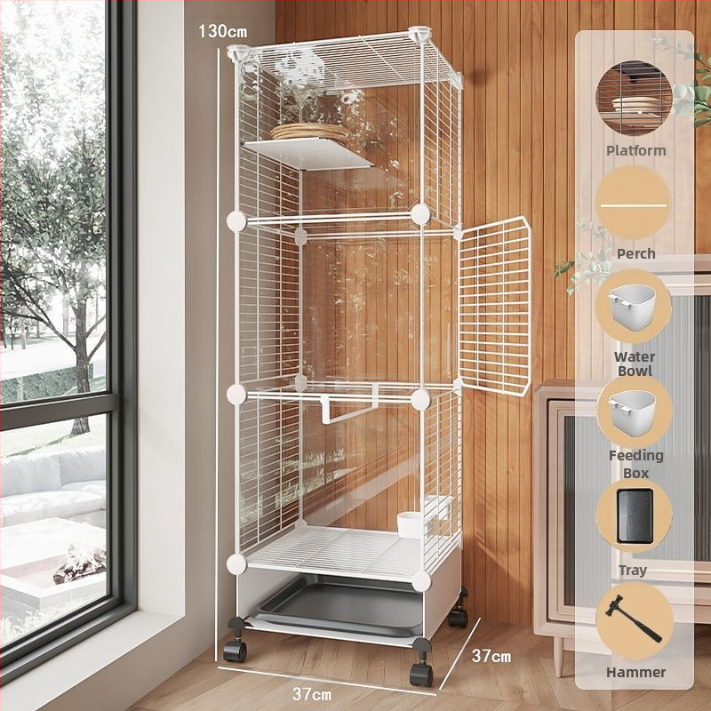 Suur linnupuur koduseks kasutamiseks, luksuslik villa viirpapagoidele ja nümfkakaduudele, pritsmekindel uus mudel väikestele lindudele nagu varblased ja viirpapagoid
