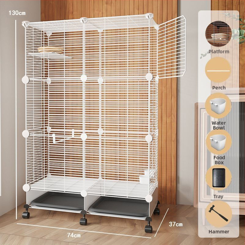 Suur linnupuur koduseks kasutamiseks, luksuslik villa viirpapagoidele ja nümfkakaduudele, pritsmekindel uus mudel väikestele lindudele nagu varblased ja viirpapagoid